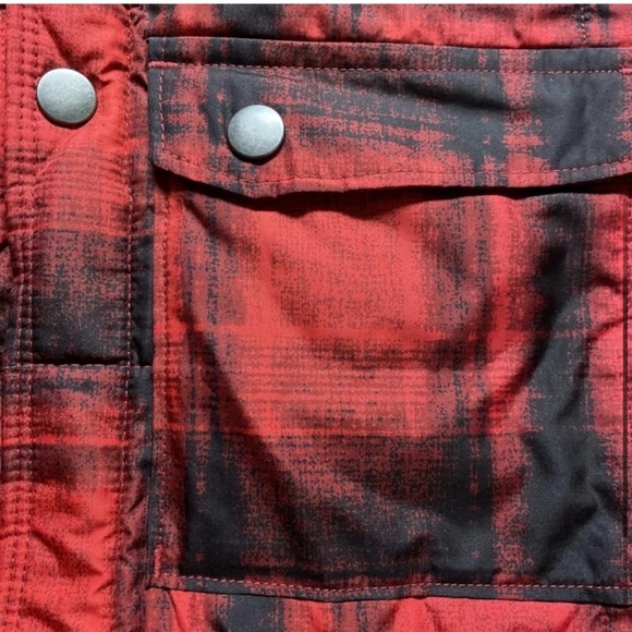 Columbia Boys Agent Avalanche Shacket Red Plaid XXS - Picture 3 of 10
